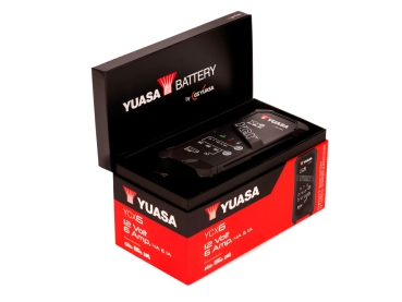 GS Yuasa Spezial Smart Charger 12V YCX6 Ladegerät für AGM Lithium Gel Batterien